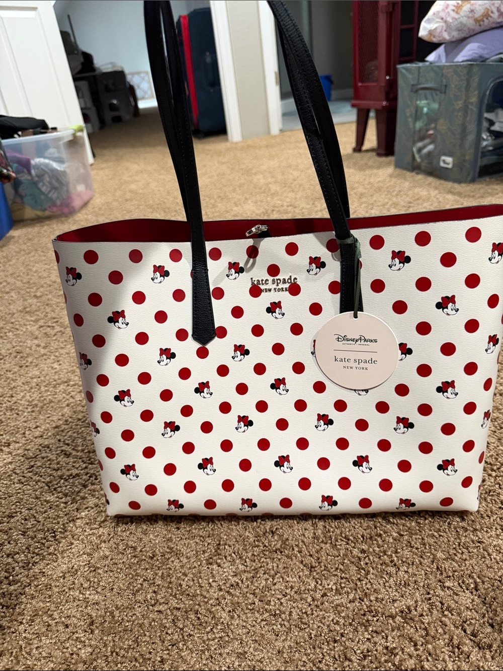 Kate Spade x Minnie Mouse Tote bag.